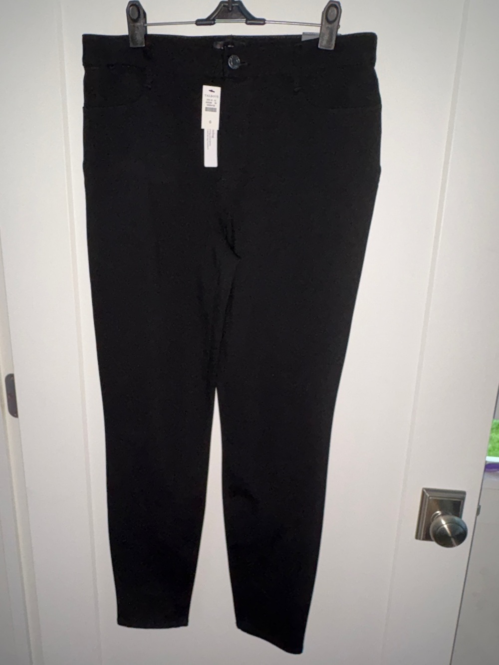 NWT Talbots Soho 5-Pocket jegging pants sz 6 black